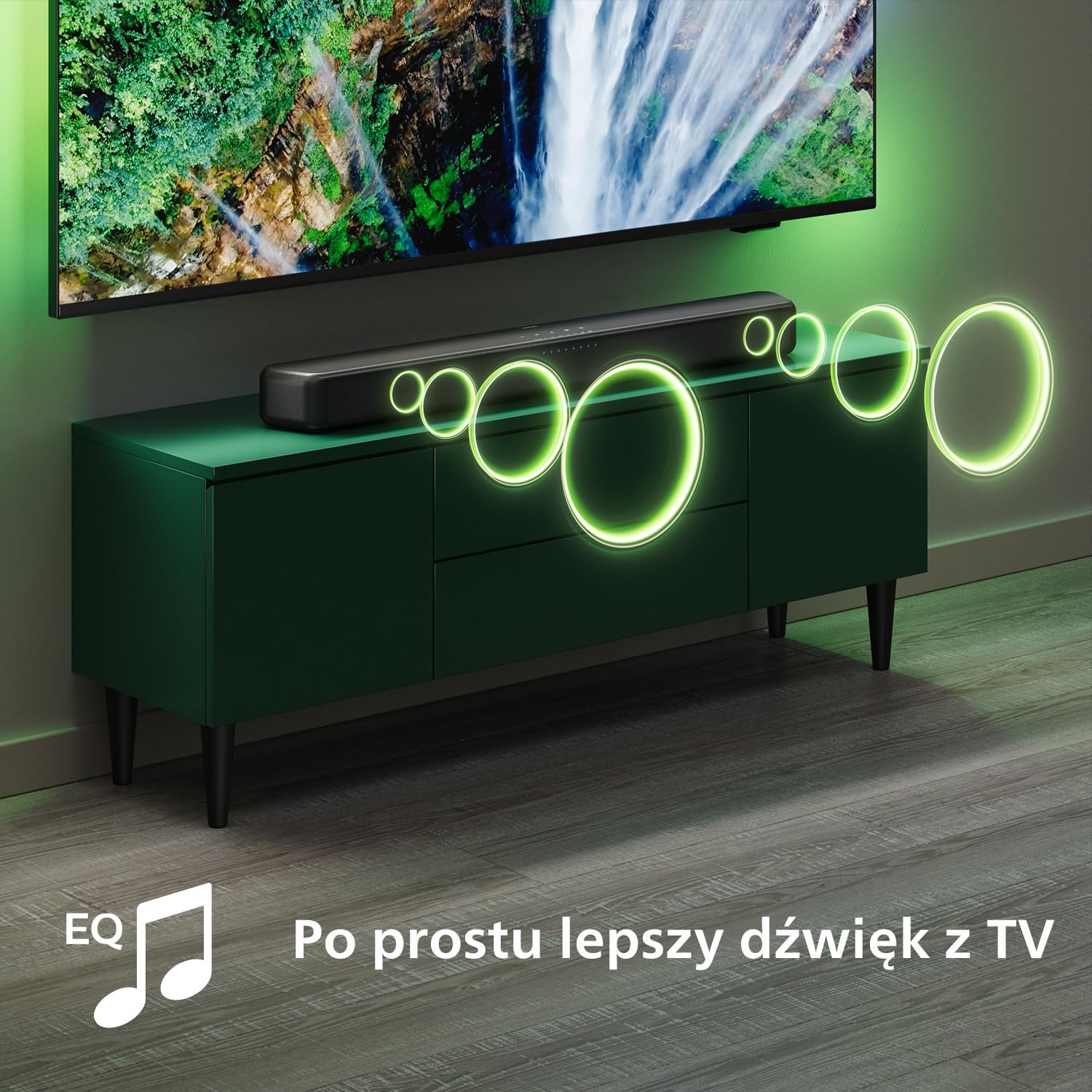 PHILIPS TAB5109 2日間使用のみ Philips TAB5109 Soundbar 2.0 – 2-kanalowy, 120 W, DTS